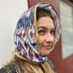 Capuche Paris - Printed Rainhood IKAT 1